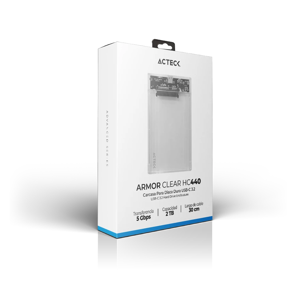 Enclosure HDD | Armor Clear HC440 | Transparente