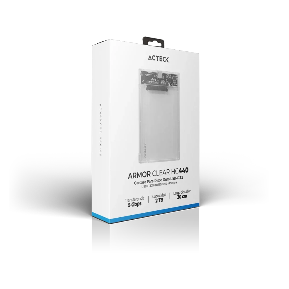 Enclosure HDD | Armor Clear HC440 | Transparente