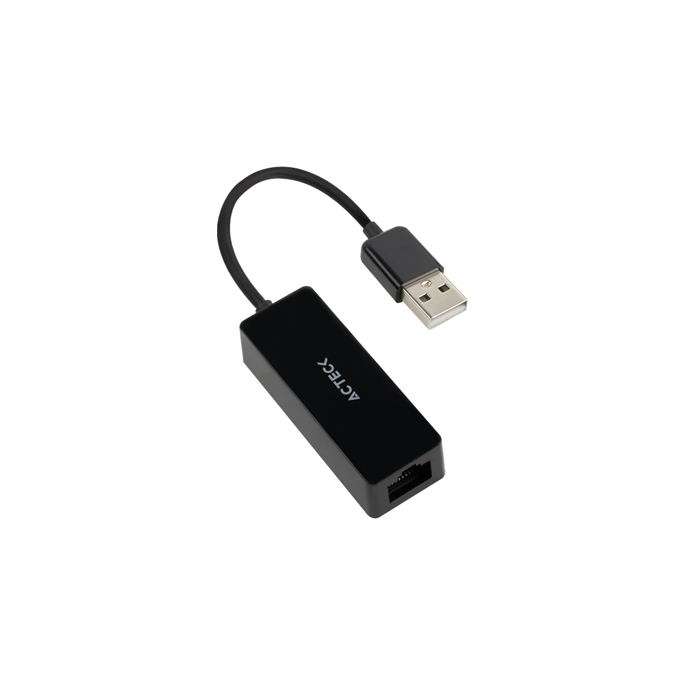 Adaptador USB A a Ethernet RJ45 | Shift Plus AE420 | Negro