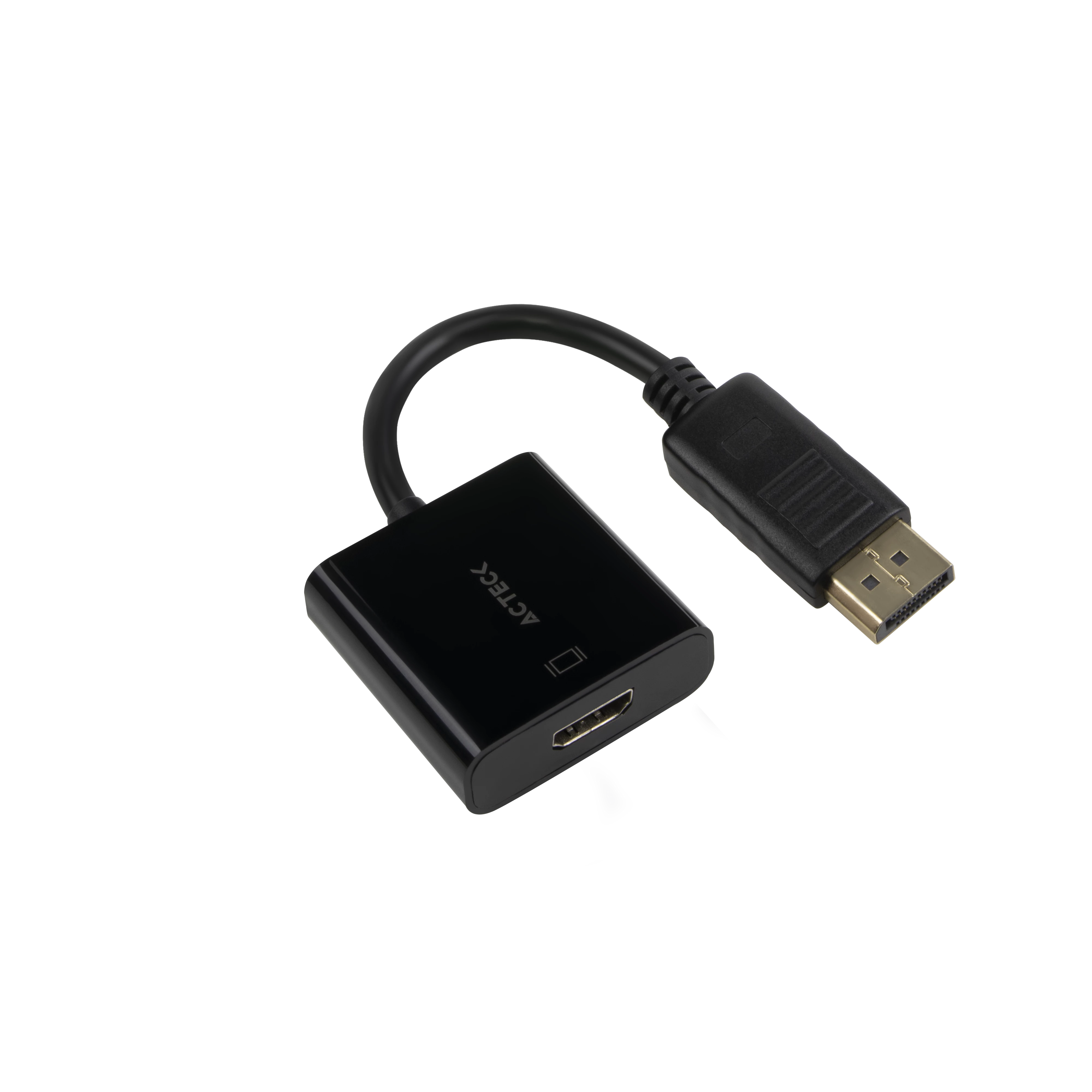 Adaptador DisplayPort a HDMI | Shift Plus AH435 | Para Video Hasta 4k Macho a Hembra |  Advanced Series Negro