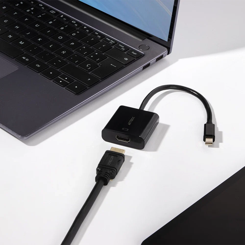 Adaptador Mini DisplayPort a HDMI | Shift Plus AH430 | Negro