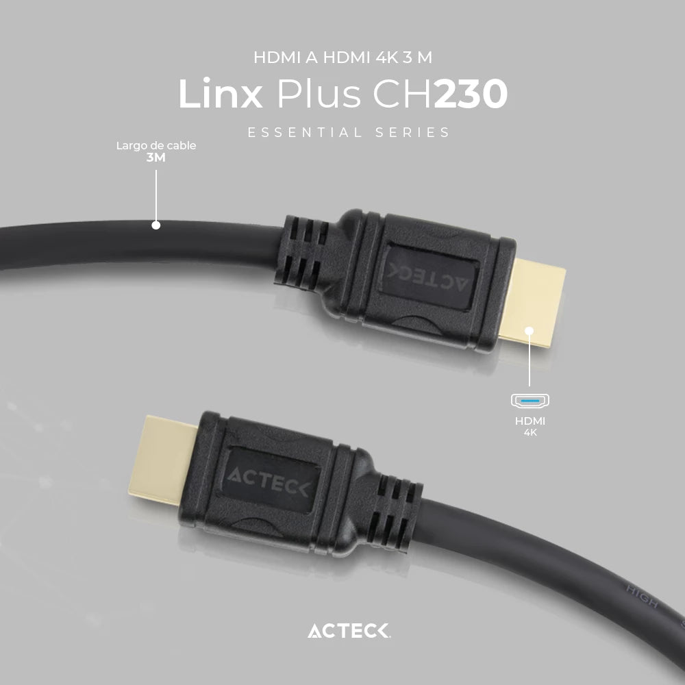 Cable HDMI a HDMI | Linx Plus 230 | Negro