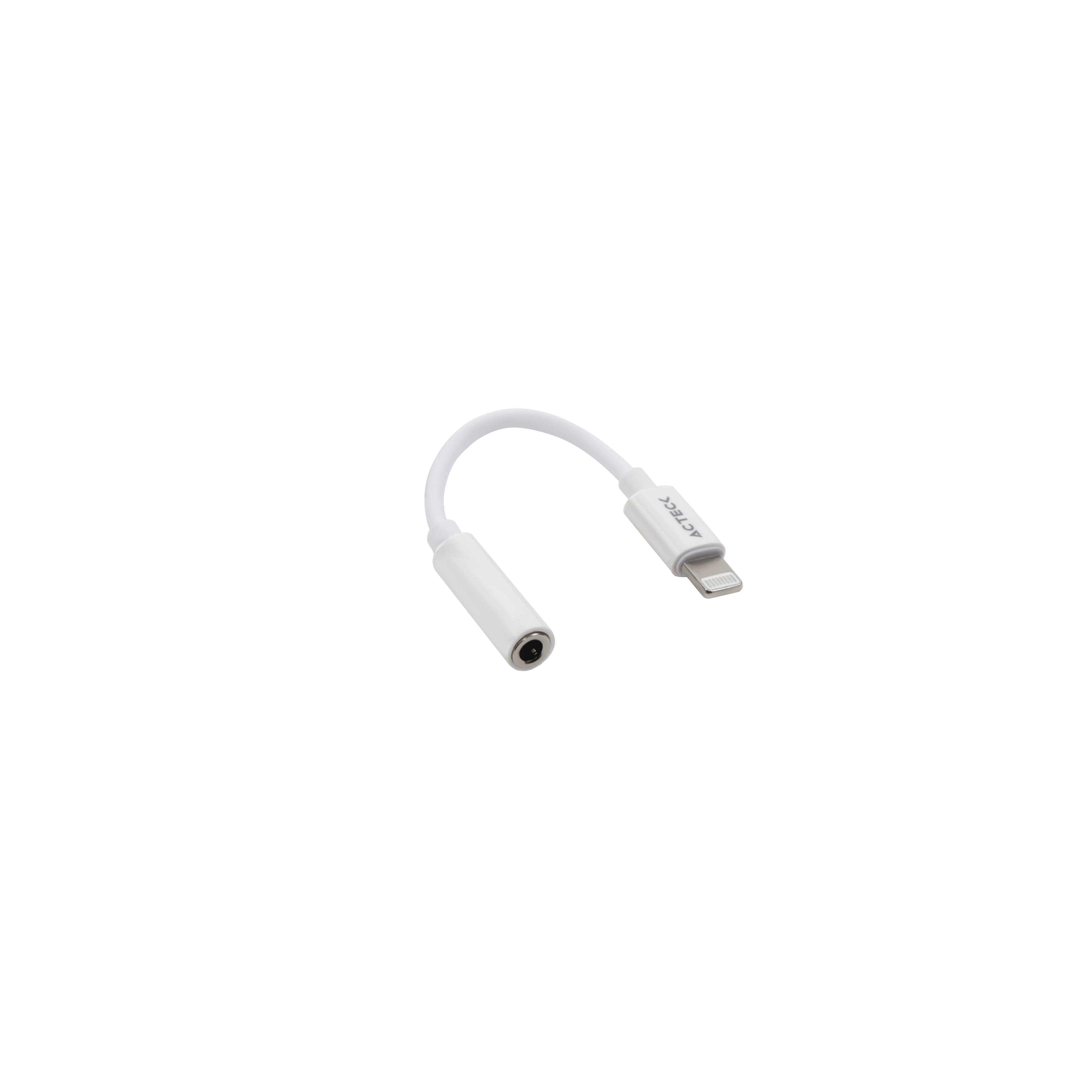 Adaptador Lightning a Jack 3.5mm | Shift Plus AL405 | Blanco