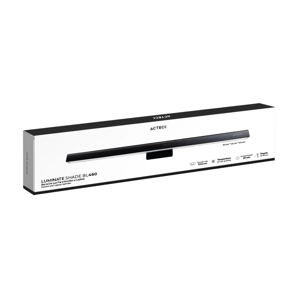 Lámpara Led para Laptop | Luminate Shade BL460 | Negro