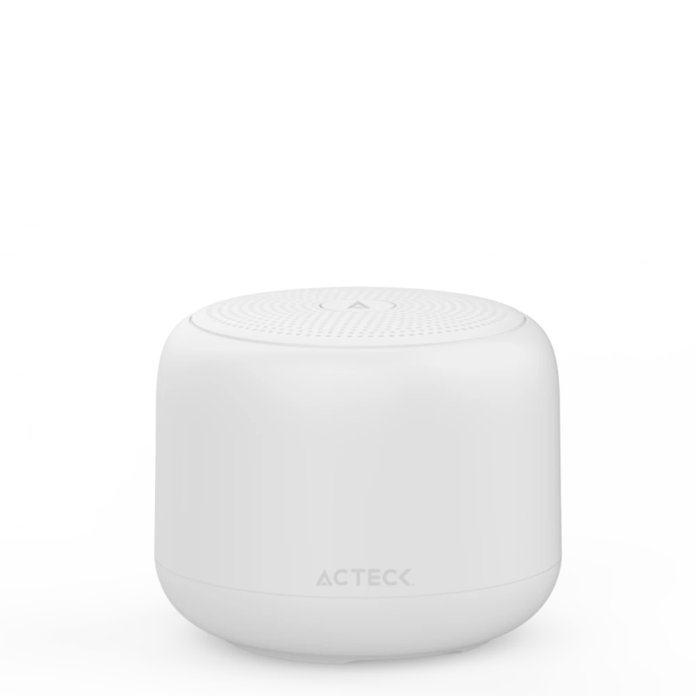 Bocina Portatil de ambientación | Glee Tiny AP410 | Bluetooth 5.0 + TWS + IPX7 + 5W + Alimentación Tipo-C Batería Recargable Li-Ion de 8h | Advanced Series Blanco