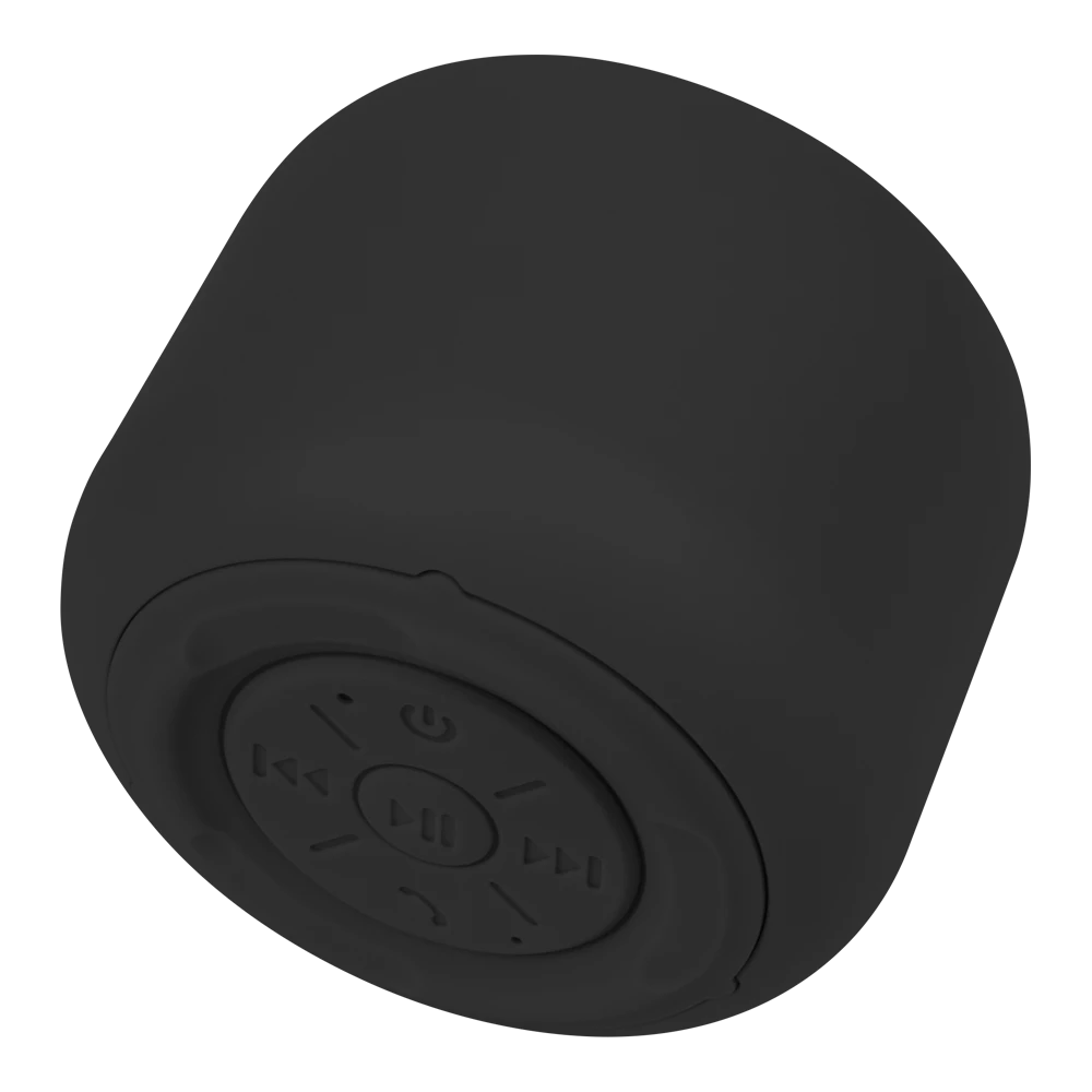 Bocina Portátil de ambientación | Glee Tiny AP410 | Bluetooth 5.0 + TWS + IPX7 + 5W + Alimentación Tipo-C Batería Recargable Li-Ion de 8h | Advanced Series | Negro