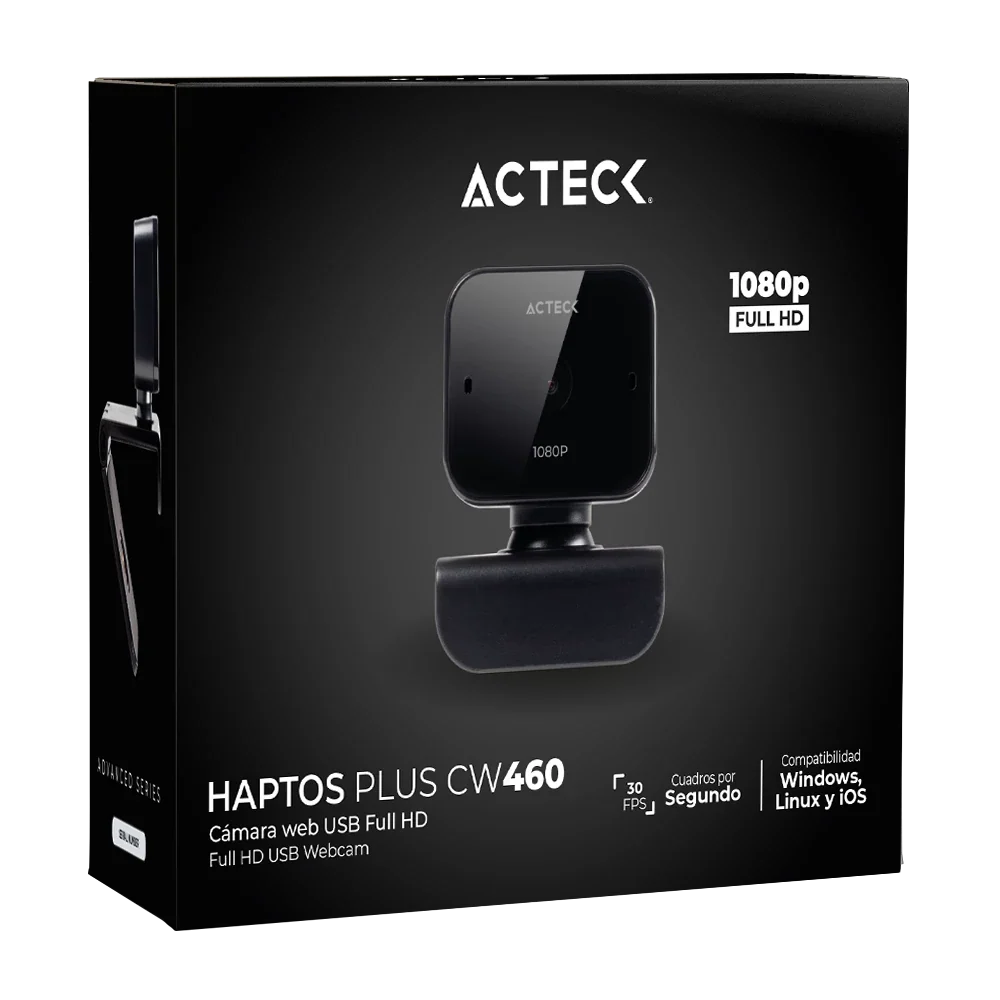 Cámara Web | Haptos Plus CW460 | Negro