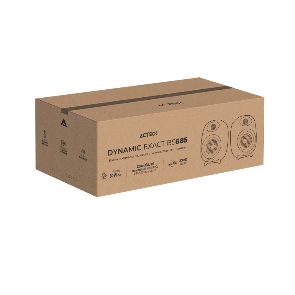 Bocinas Tipo Estudio | Dynamic Exact BS685 | Negro