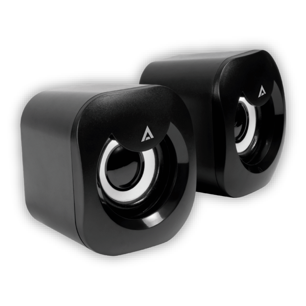 Bocinas 2.0 para escritorio | Esence Basic AS215 | Negro