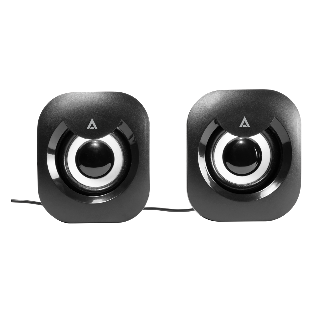 Bocinas 2.0 para escritorio | Esence Basic AS215 | Negro