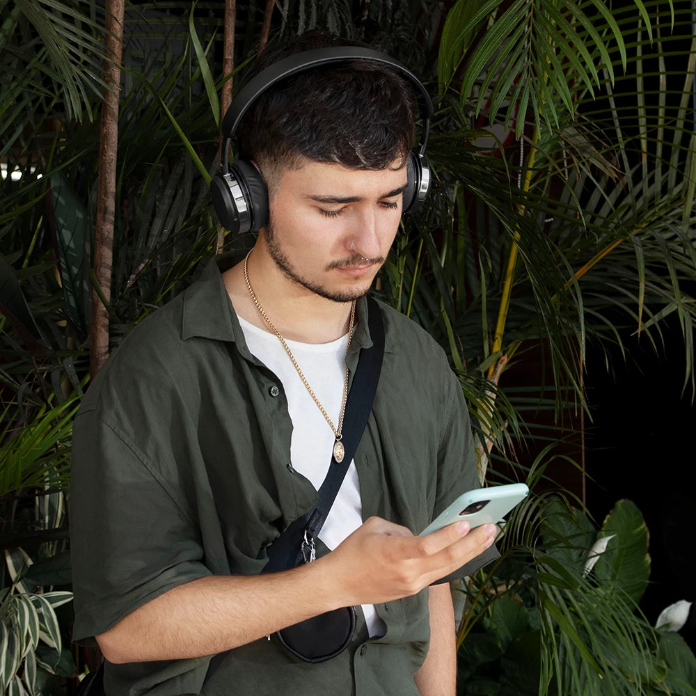 Audífonos On Ear para Call Center Bluetooth | Centric Pro HN660 | Negro