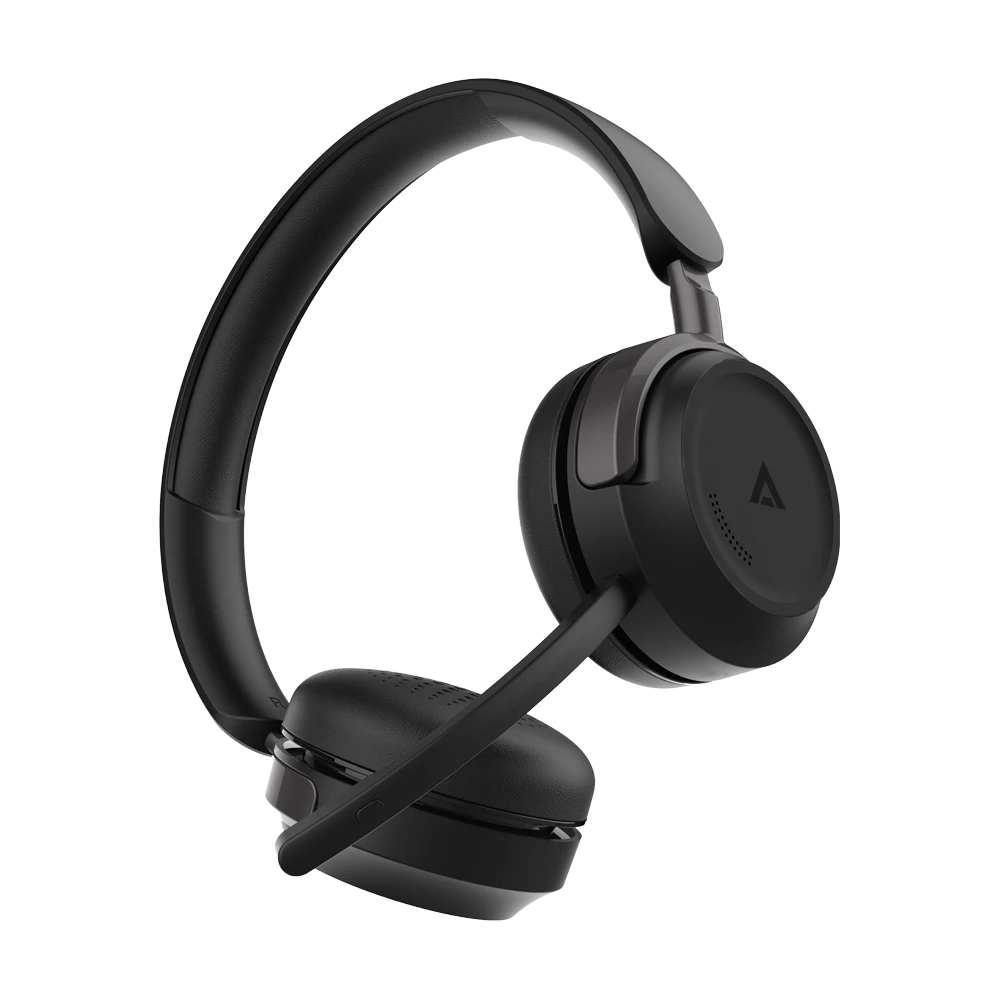 Audifonos para Negocios | Centric Pro HN660 | On Ear para Call Center Bluetooth + Mic + Control de Volumen/Silencio | Elite Series Negro