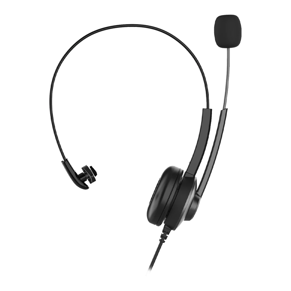 Audifonos para Negocios | Centric Pro HN620 |  On Ear para Call Center USB A + Mic + Control de Volumen/Silencio | Elite Series Negro