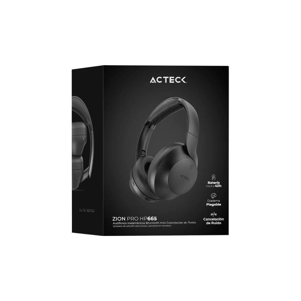Audífonos Over Ear Inalámbricos | Zion Pro HP665 | Negro