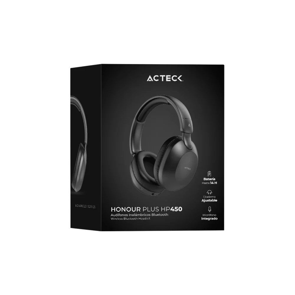 Audifonos Over Ear Inalámbricos | Honour Plus HP450 | Negro