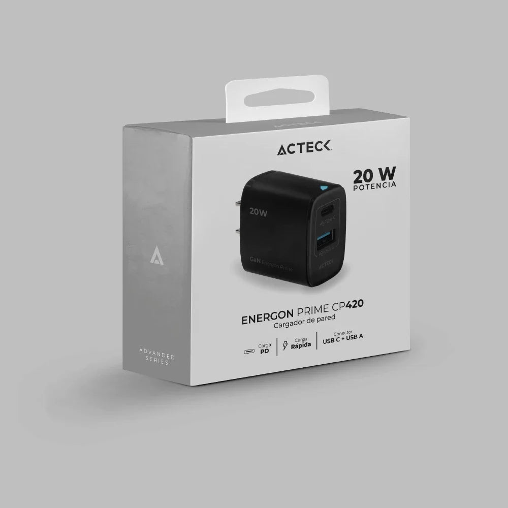Cargador de Pared | Energon Prime CP420 | Negro