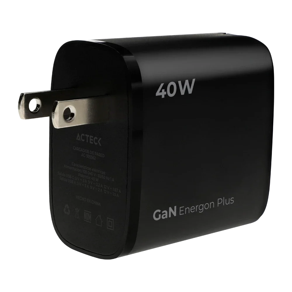 Cargador de Pared | Energon Plus CP440 | Negro