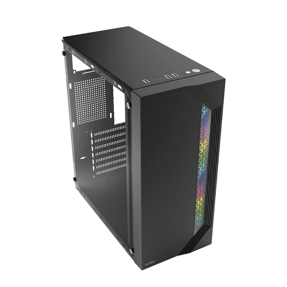 Gabinete Media Torre | Viken GM434 | Negro