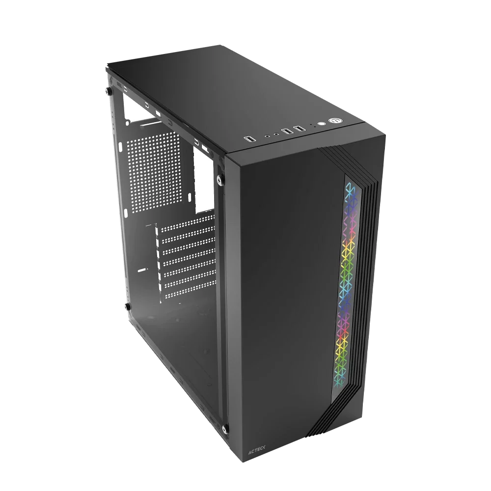 Gabinete Media Torre | Viken GM434 | Negro