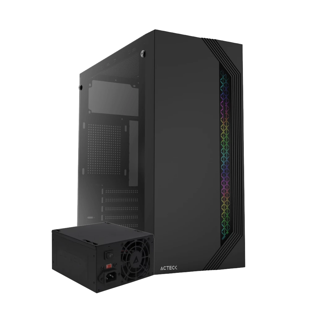 Gabinete Media Torre | Viken GM434 | Negro
