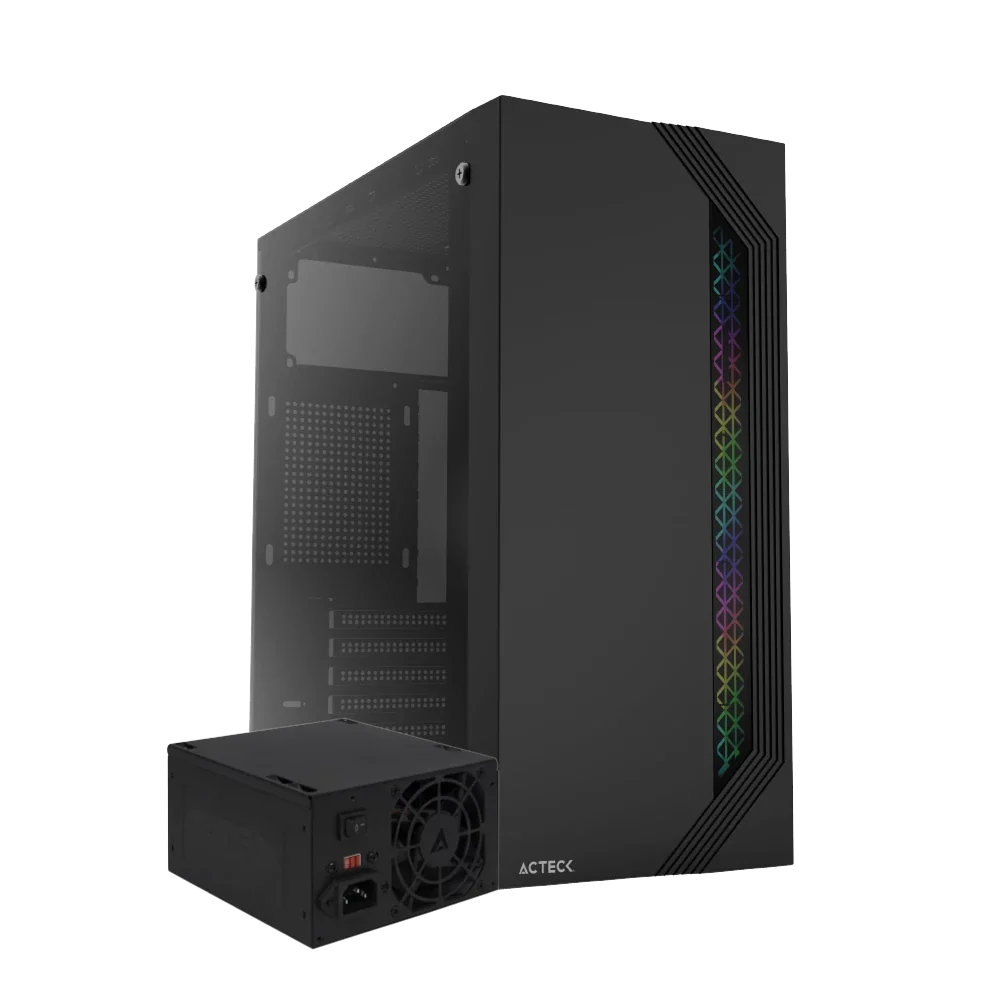 Gabinete Media Torre | Viken GM434 | Negro