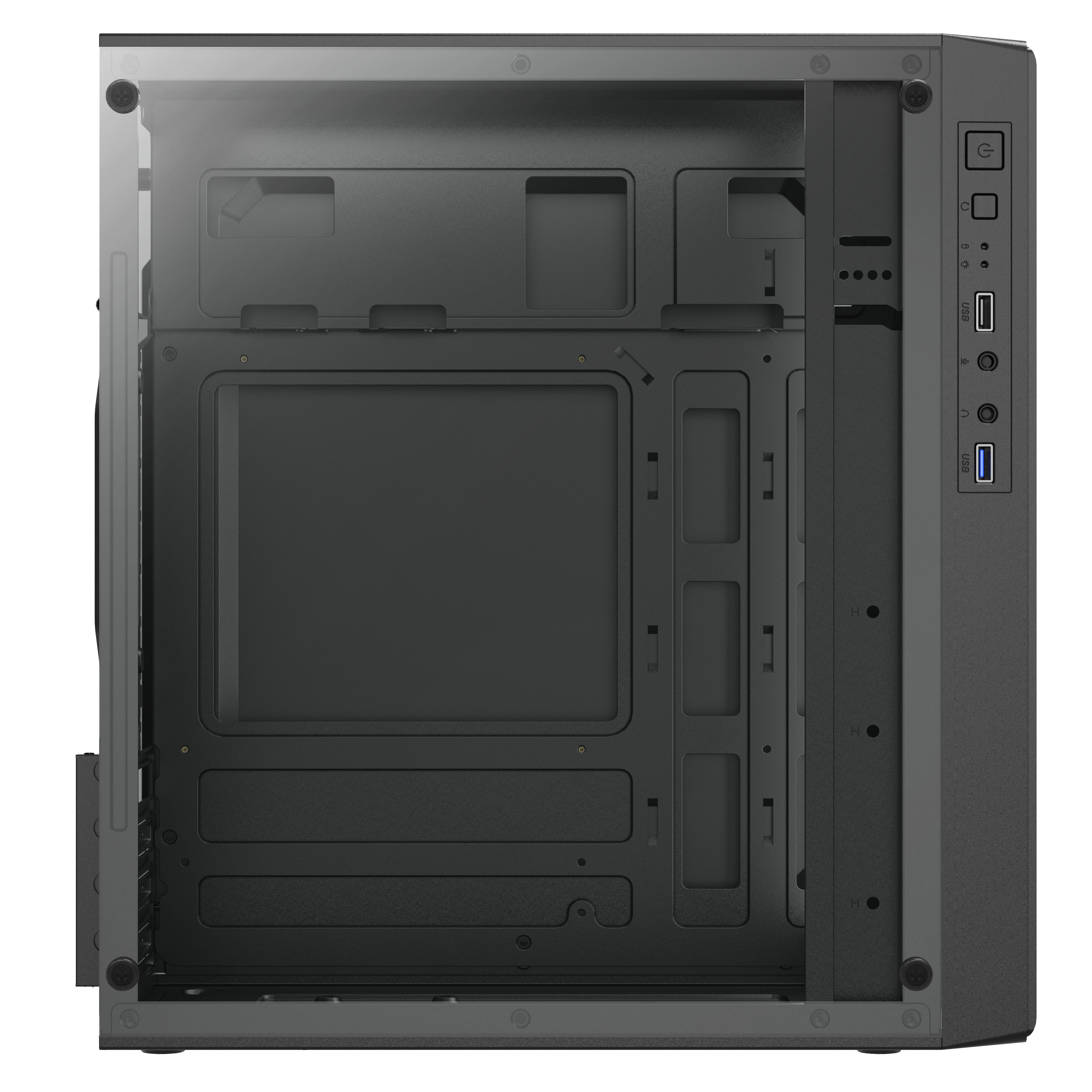 Gabinete Mini Torre | Fusion II GI440 | Negro