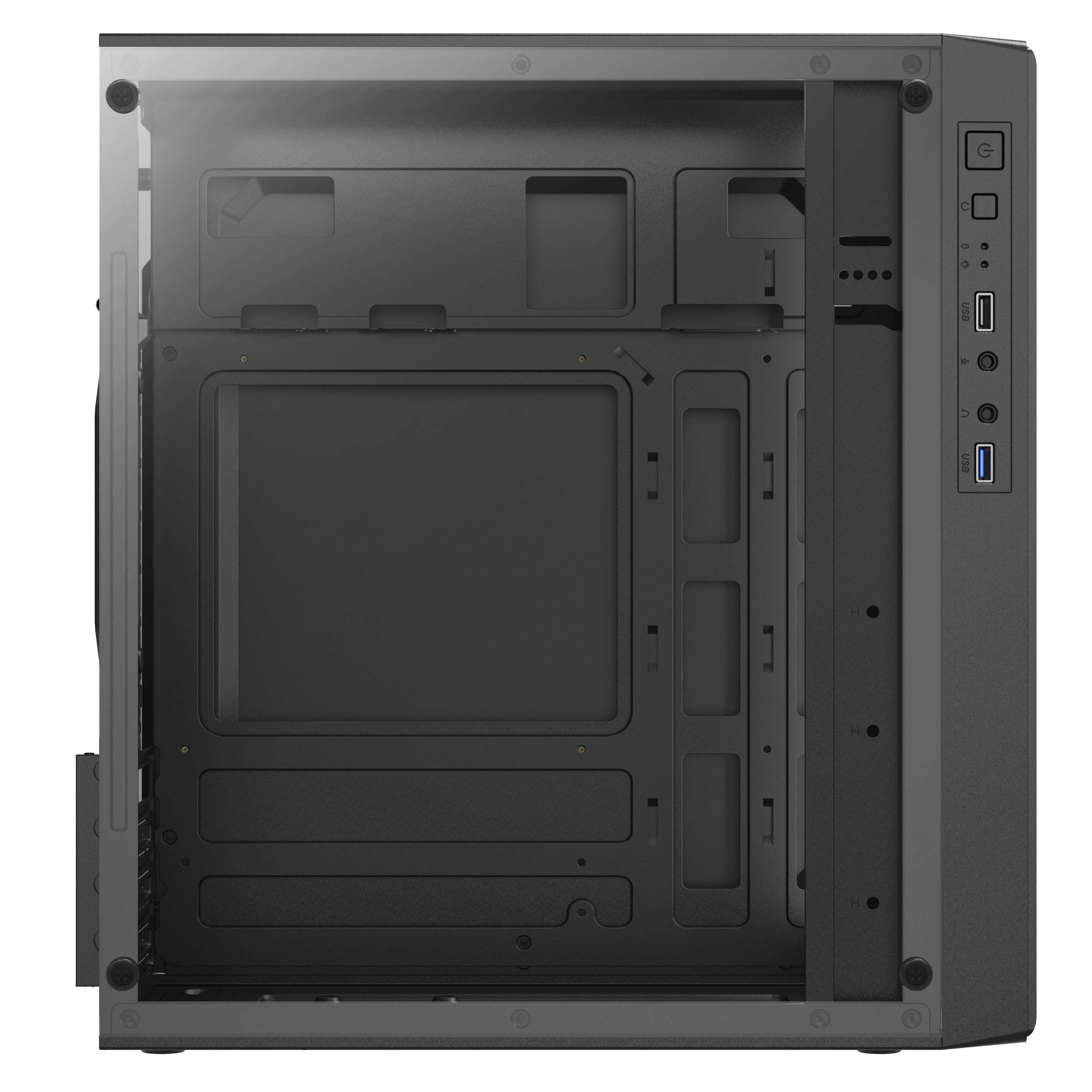 Gabinete Mini Torre | Fusion II GI440 | Negro
