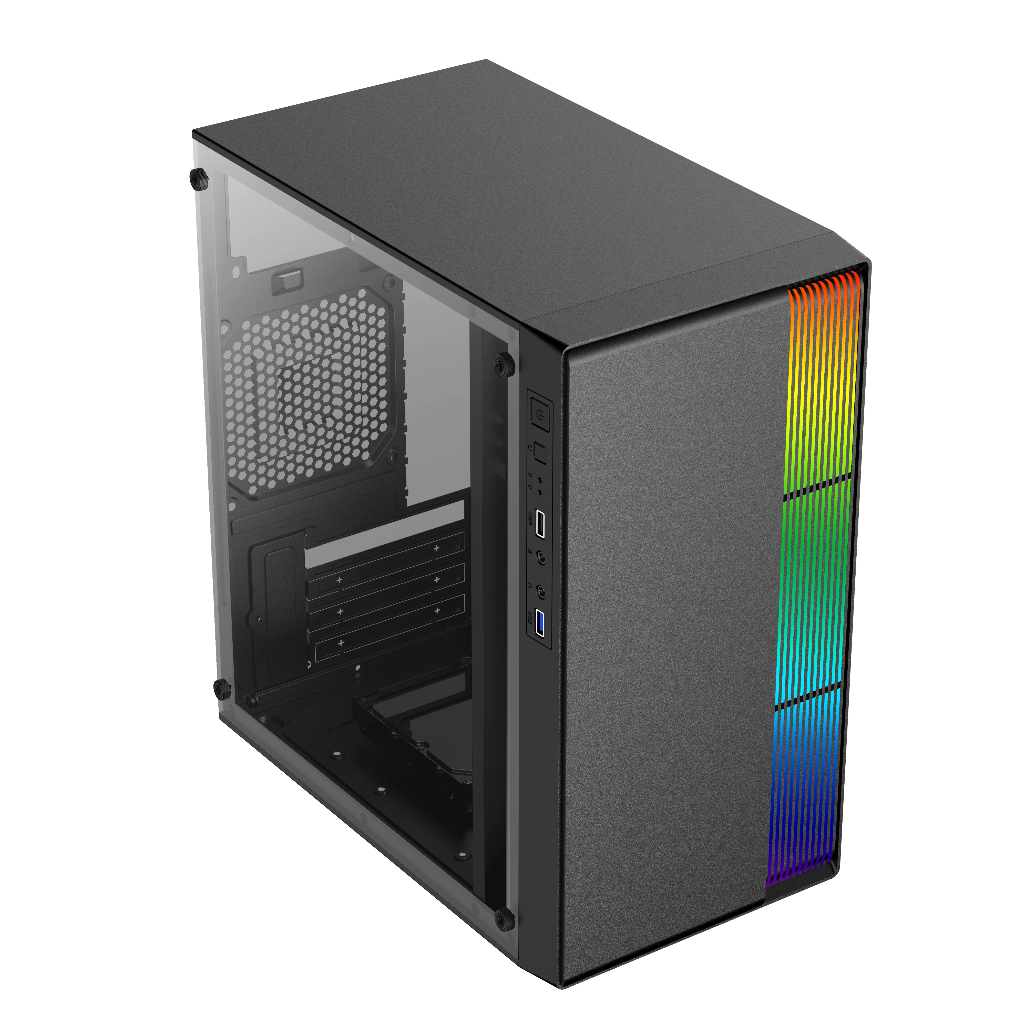 Gabinete Mini Torre | Fusion II GI440 | Negro