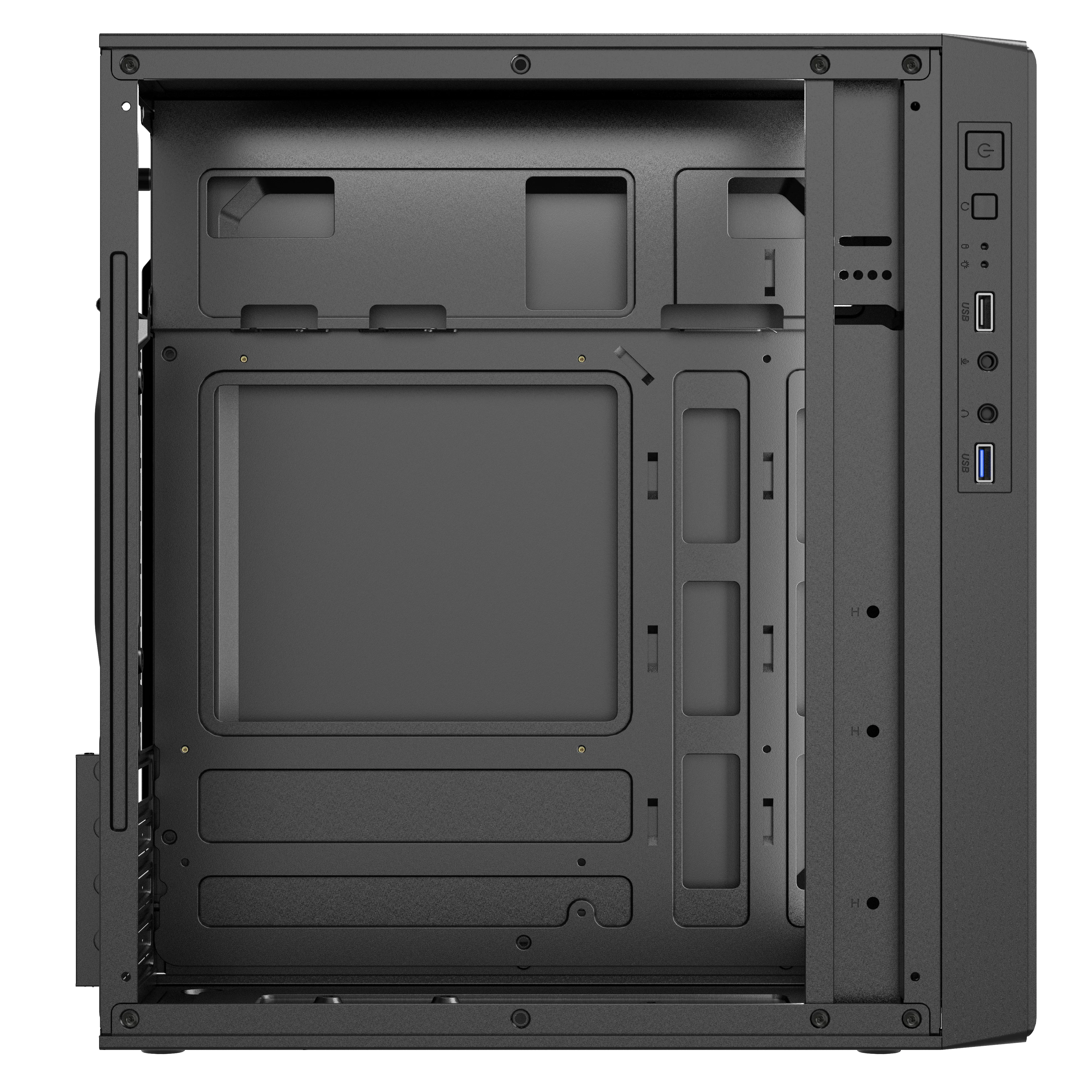 Gabinete Mini Torre | Fusion II GI440 | Negro
