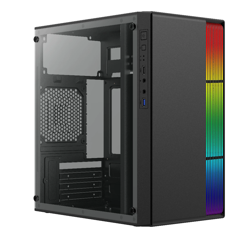 Gabinete Mini Torre | Fusion II GI440 | Negro