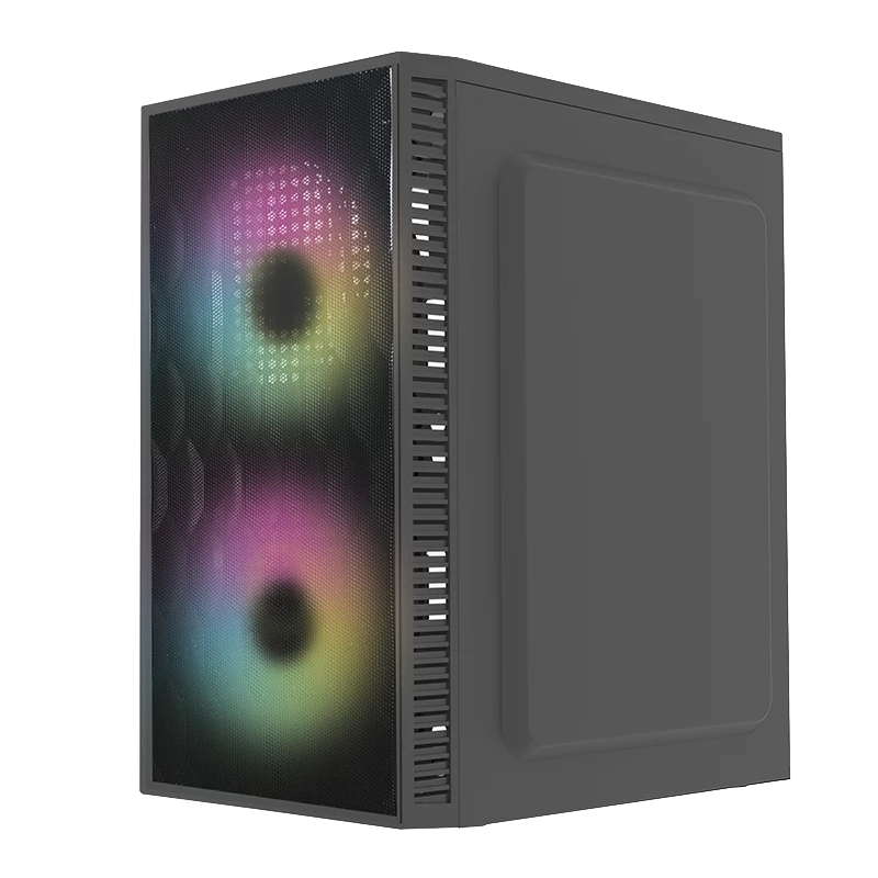 Gabinete Compacto Mini Torre | Fuji GC470 | Negro