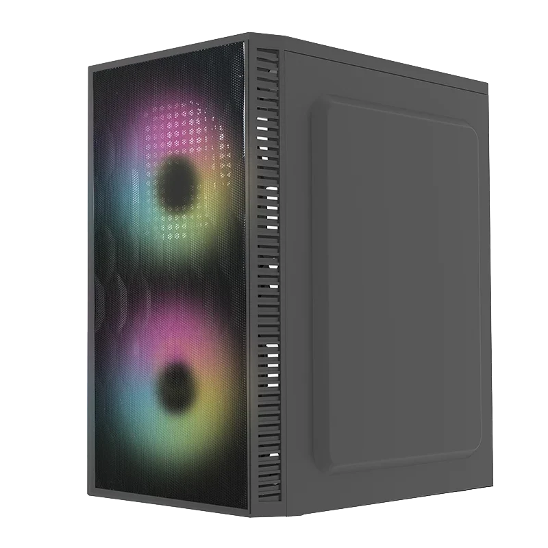 Gabinete Compacto Mini Torre | Fuji GC470 | Negro
