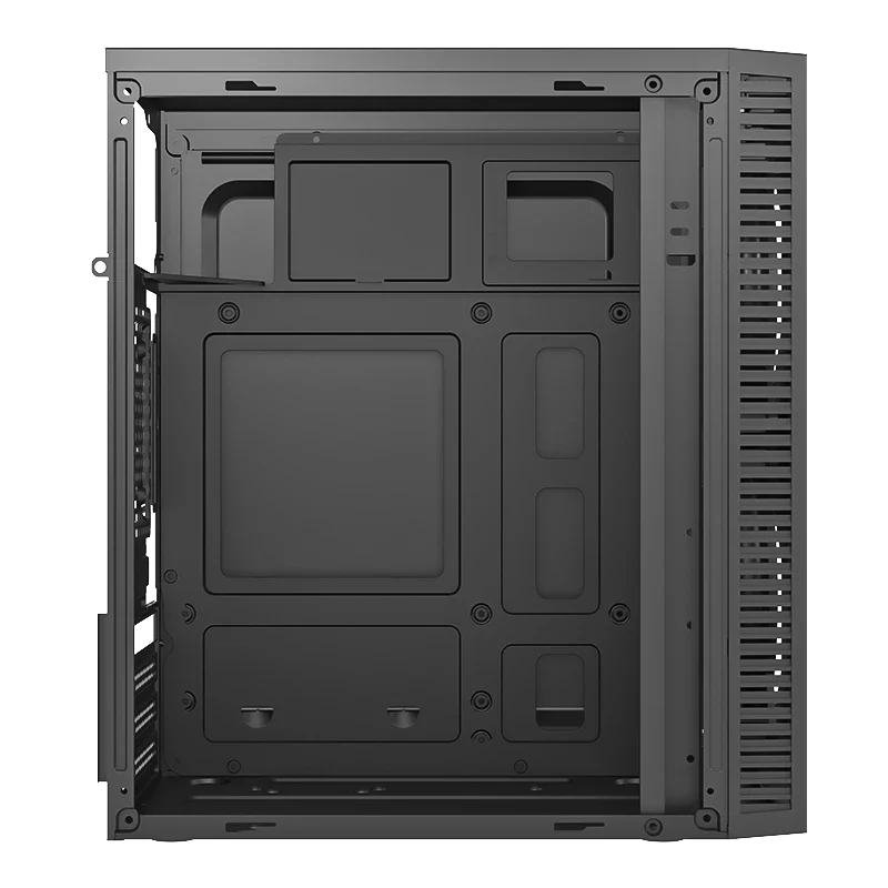 Gabinete Compacto Mini Torre | Fuji GC470 | Negro