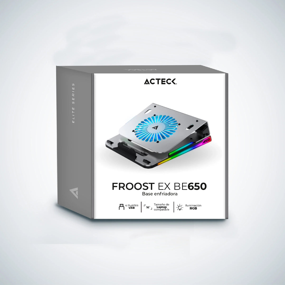 Base Enfriadora Para Laptop de Aluminio | Froost EX BE650 | Negro