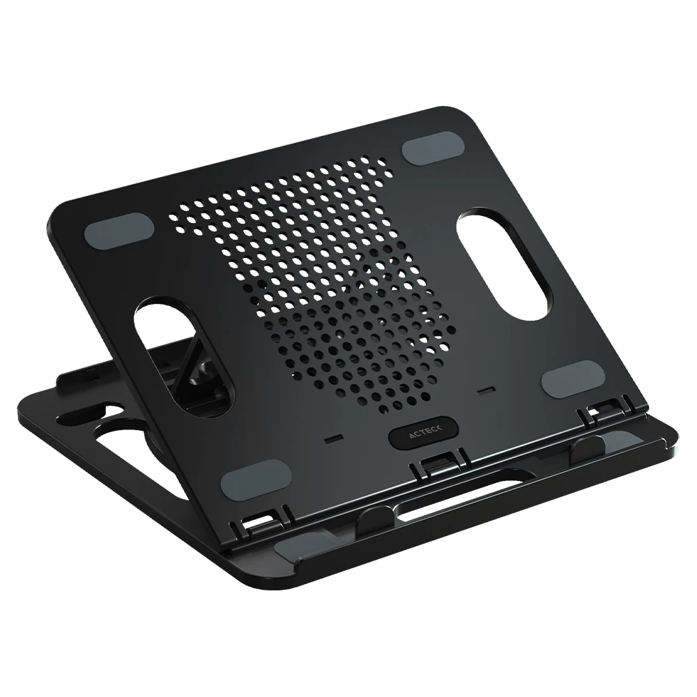 Base Enfriadora | Froost Prime BE225 | Para Laptops de 11 a 16" | Ventilación natural | Base Rotable y ajustable 8 niveles | Negro