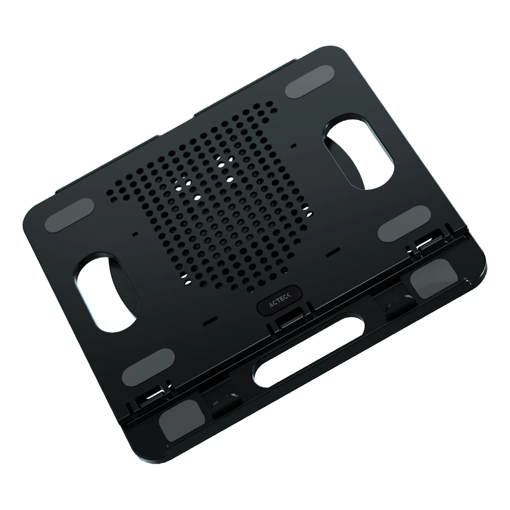 Base Enfriadora | Froost Prime BE225 | Para Laptops de 11 a 16" | Ventilación natural | Base Rotable y ajustable 8 niveles | Negro