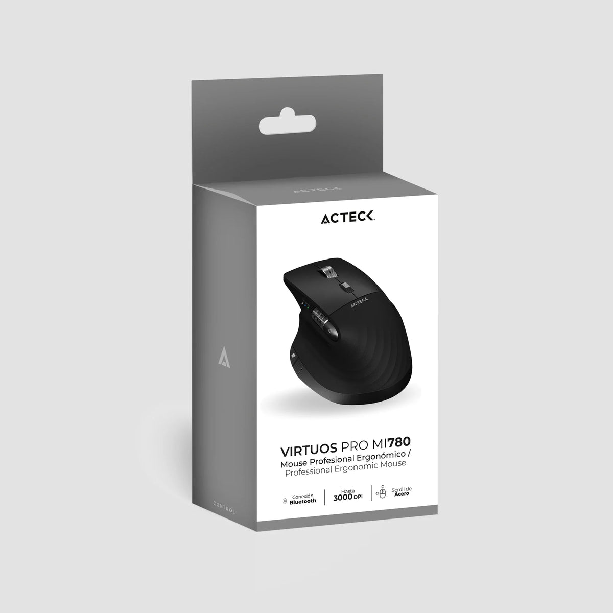 Mouse Ergonómico Profesional | Virtuos Pro MI780 | Negro