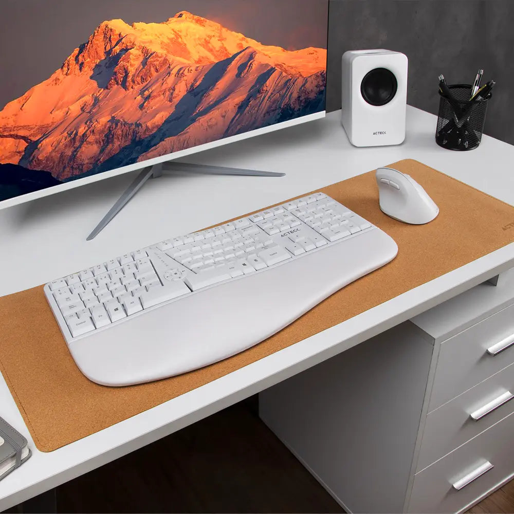 Combo Teclado y Mouse | Creator Virtuos Fitt MK770 | Blanco