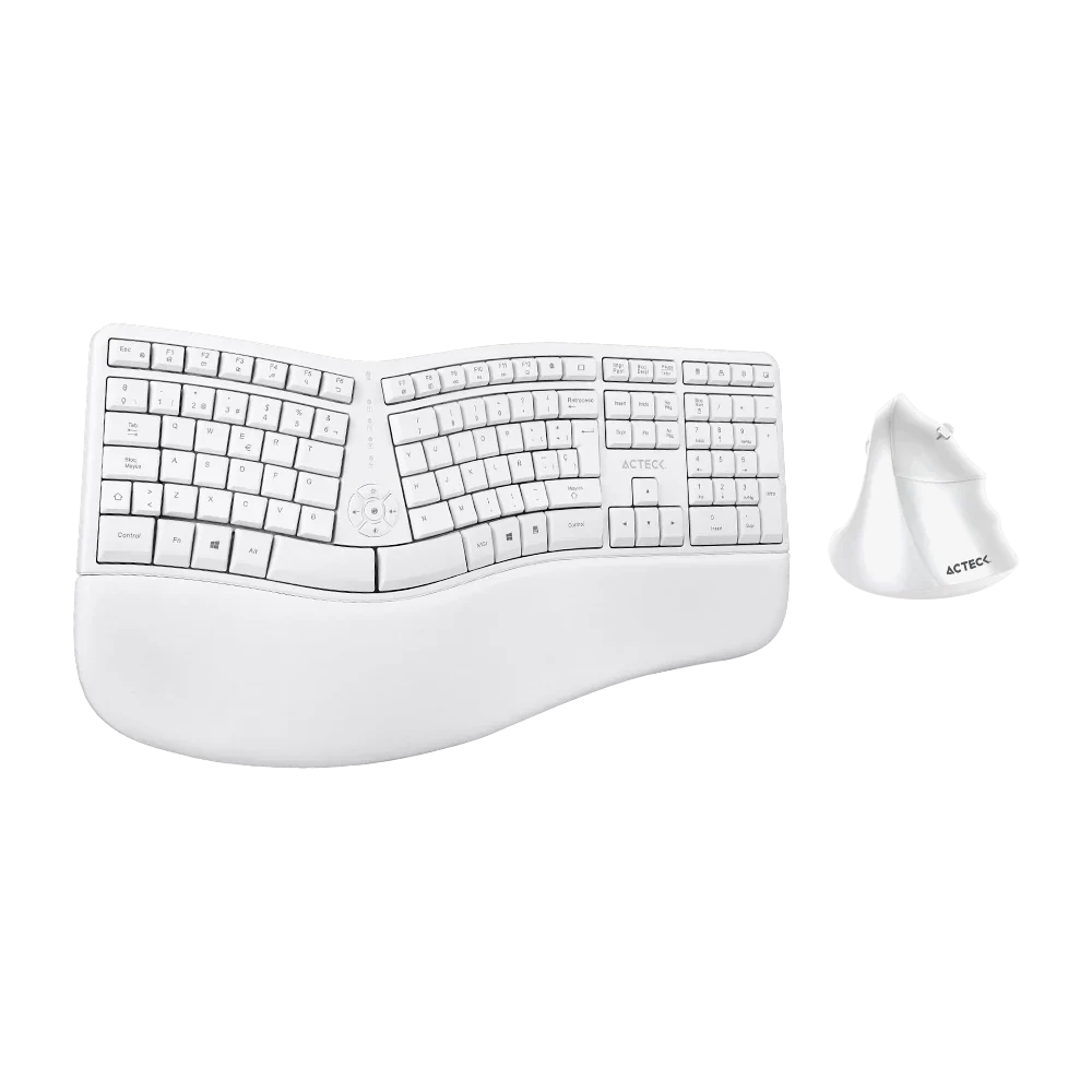 Combo Teclado y Mouse | Creator Virtuos Fitt MK770 | Blanco