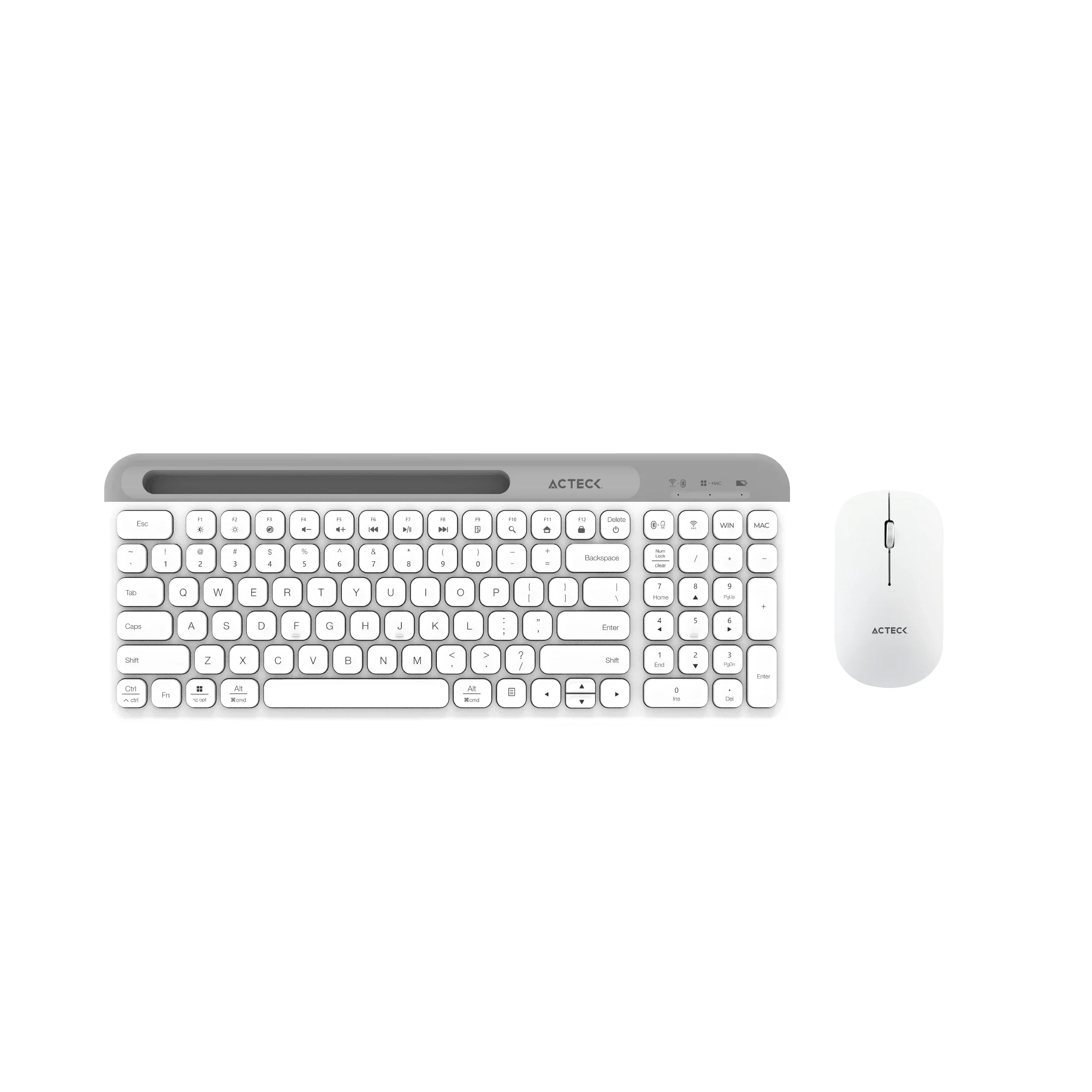 Combo Teclado y Mouse | Creator Virtuos Silk MK720 | Blanco
