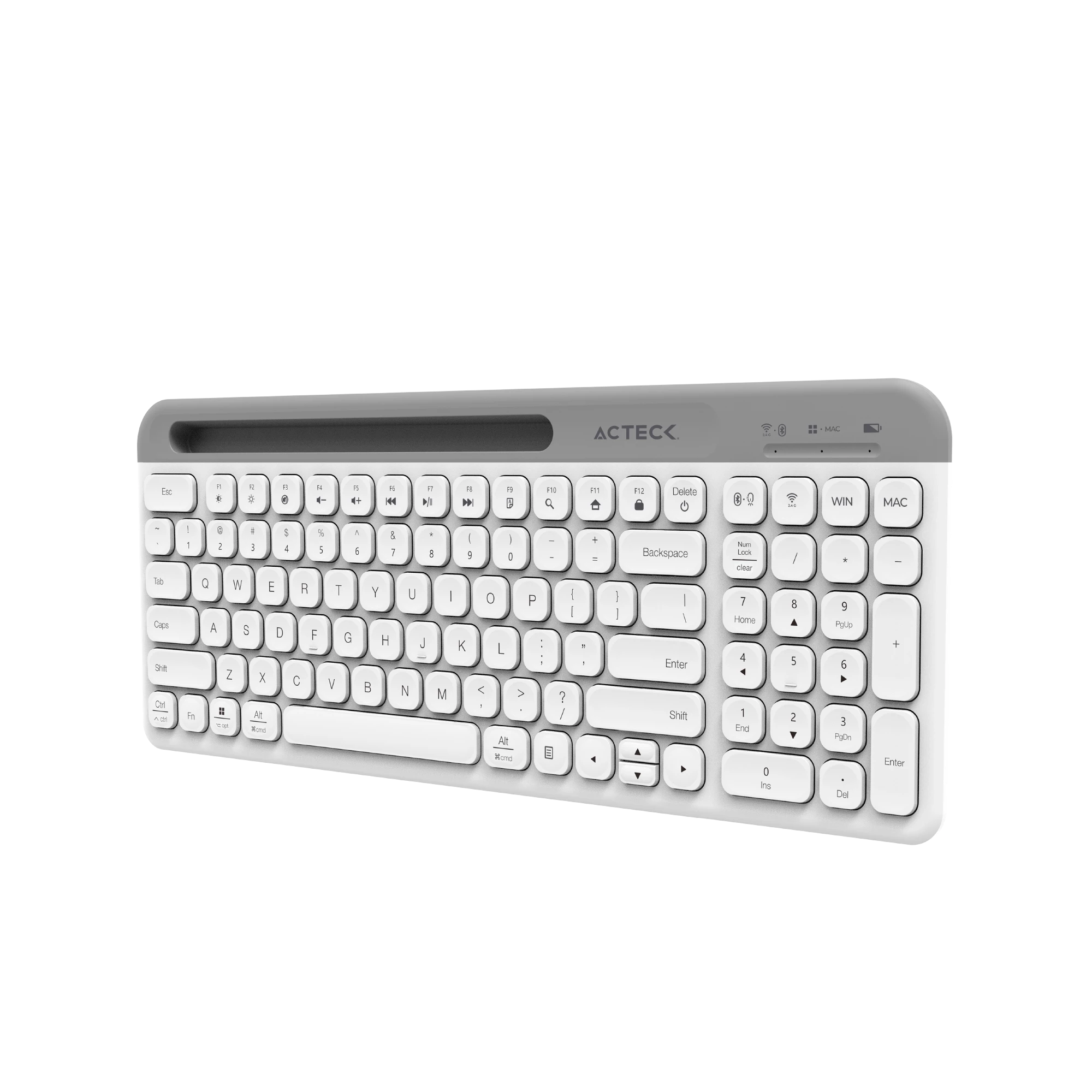 Combo Teclado y Mouse | Creator Virtuos Silk MK720 | Blanco