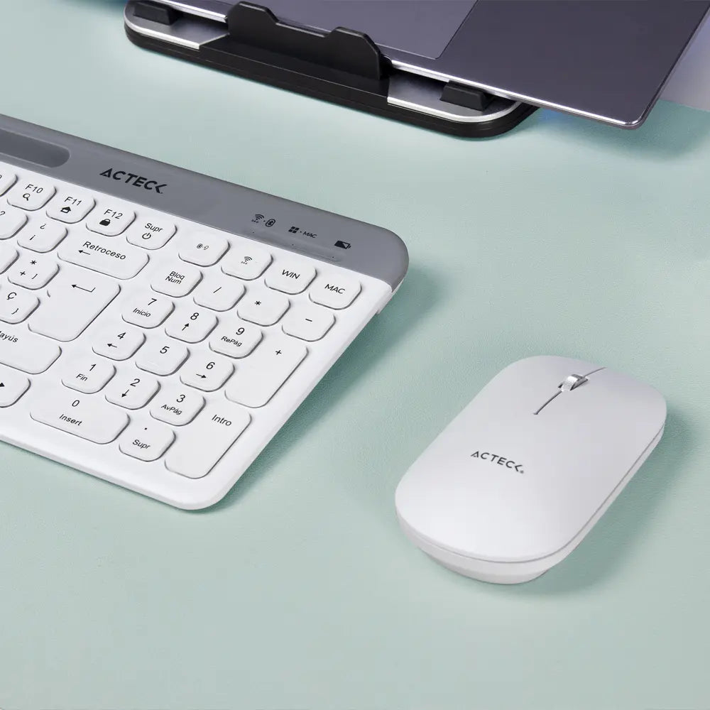 Combo Teclado y Mouse | Creator Virtuos Silk MK720 | Blanco