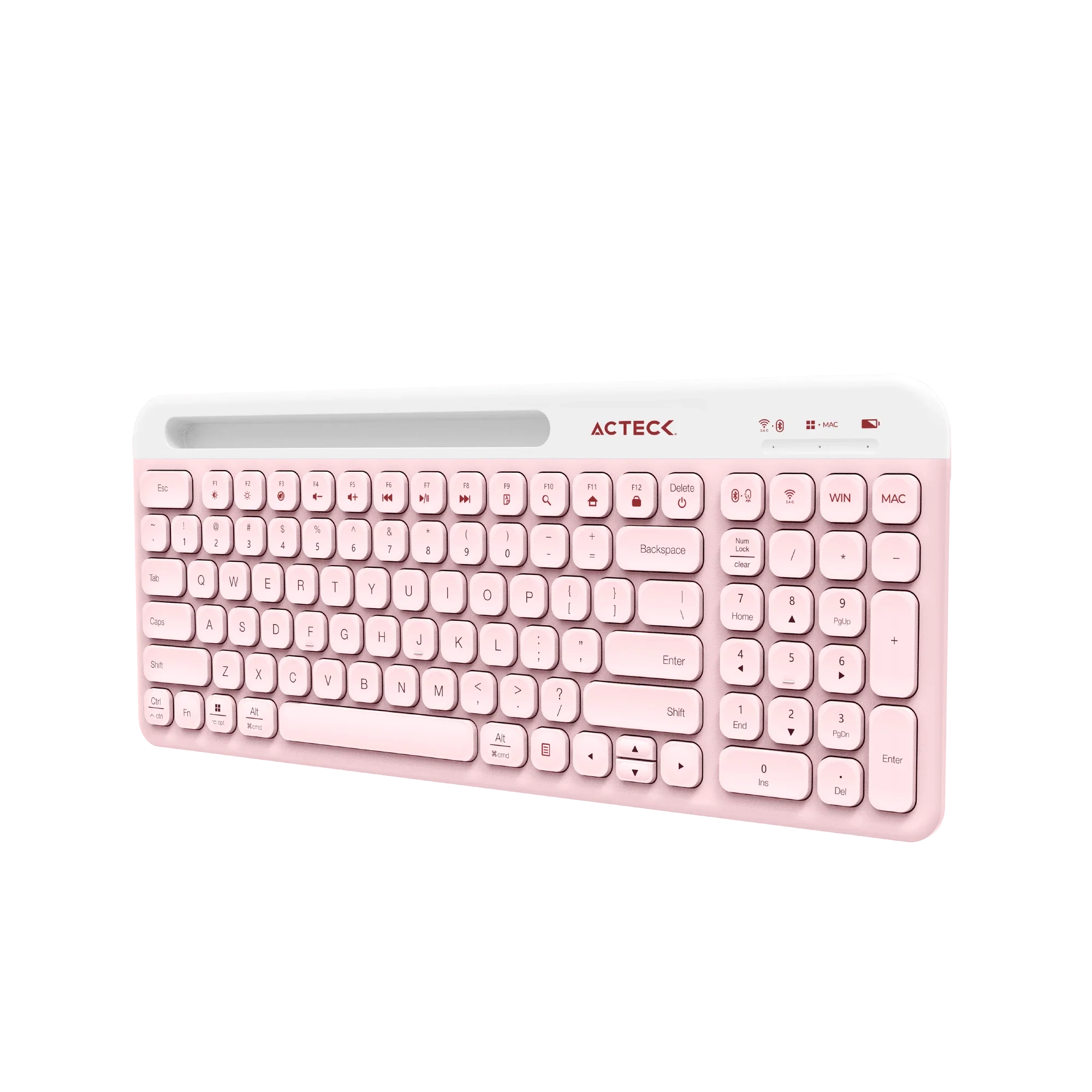 Combo Teclado y Mouse | Creator Virtuos Silk MK720 | Rosa