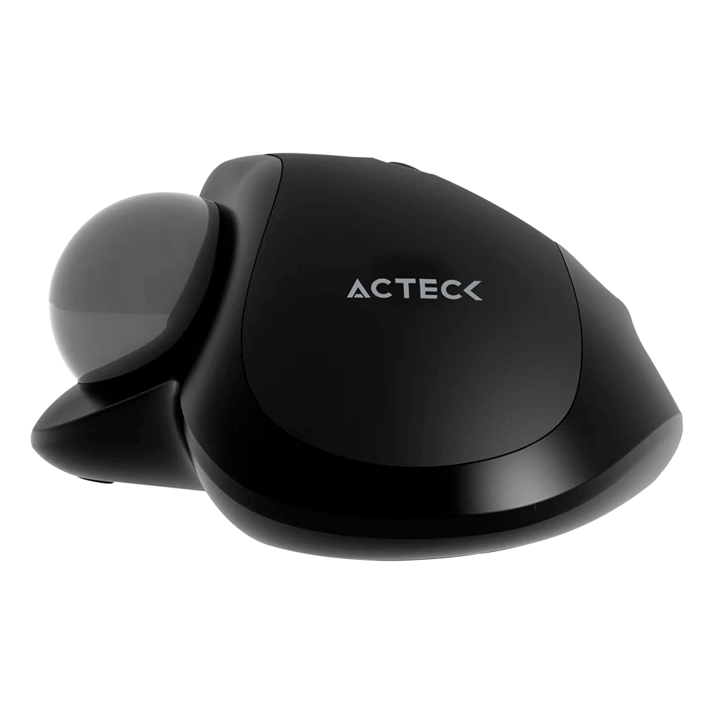 Mouse | Virtuos Art MI790 | TrackBall / 2.4 GHz + 2 Modos Bluetooth/ Hasta 2400 DPI s + 7 Botones + Bat Recarga 120h / Negro