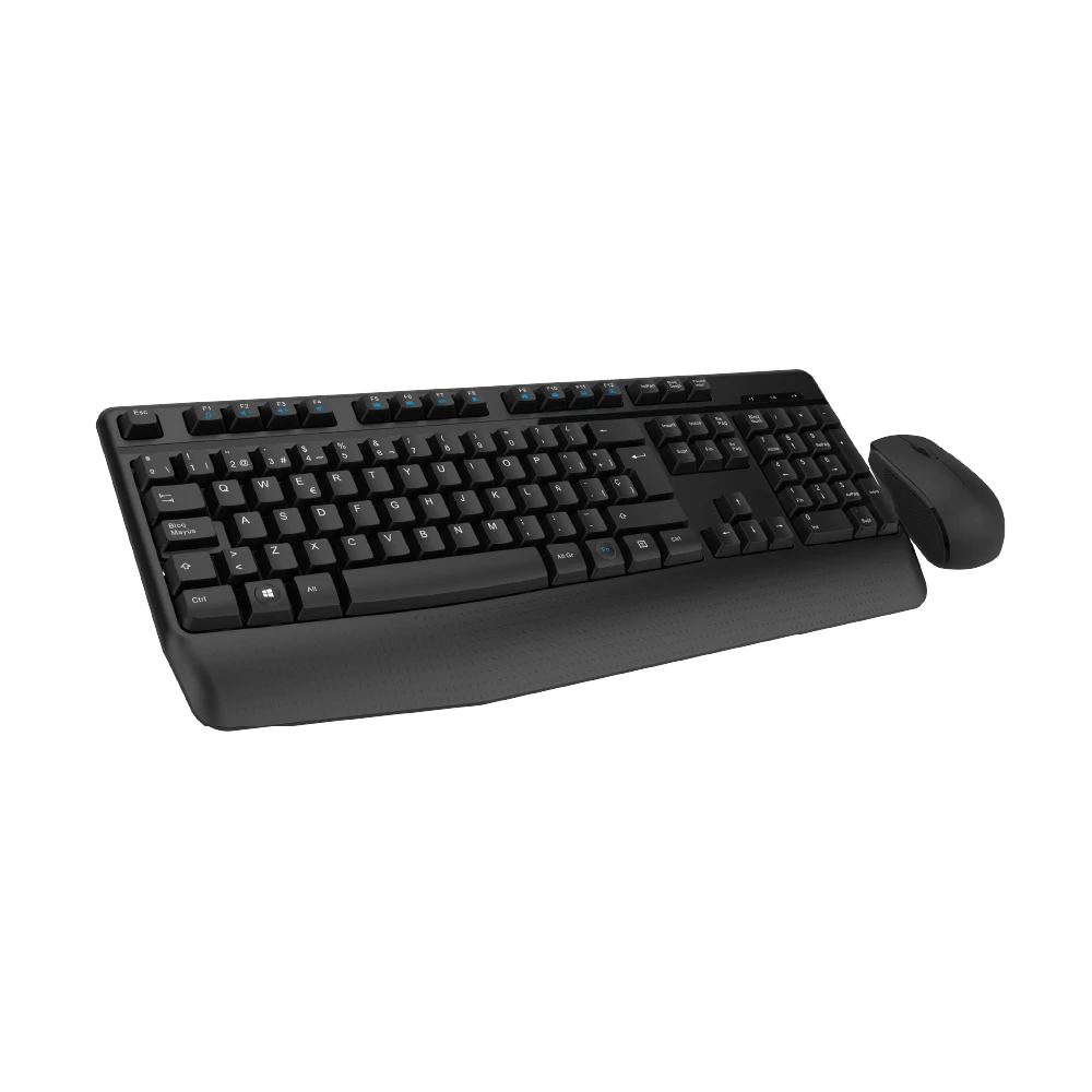 Combo 2 en 1 teclado y mouse Inalámbrico | Creator Plus MK465 | Negro