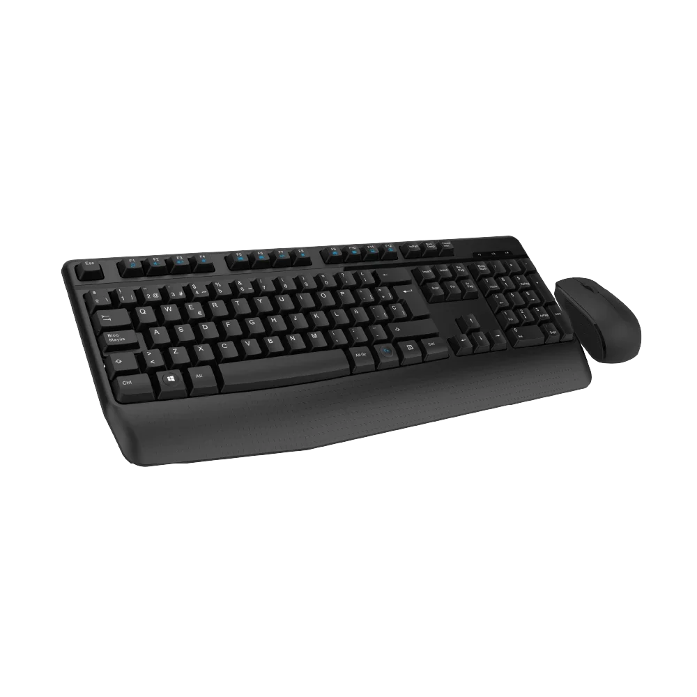 Combo 2 en 1 teclado y mouse Inalámbrico | Creator Plus MK465 | Negro