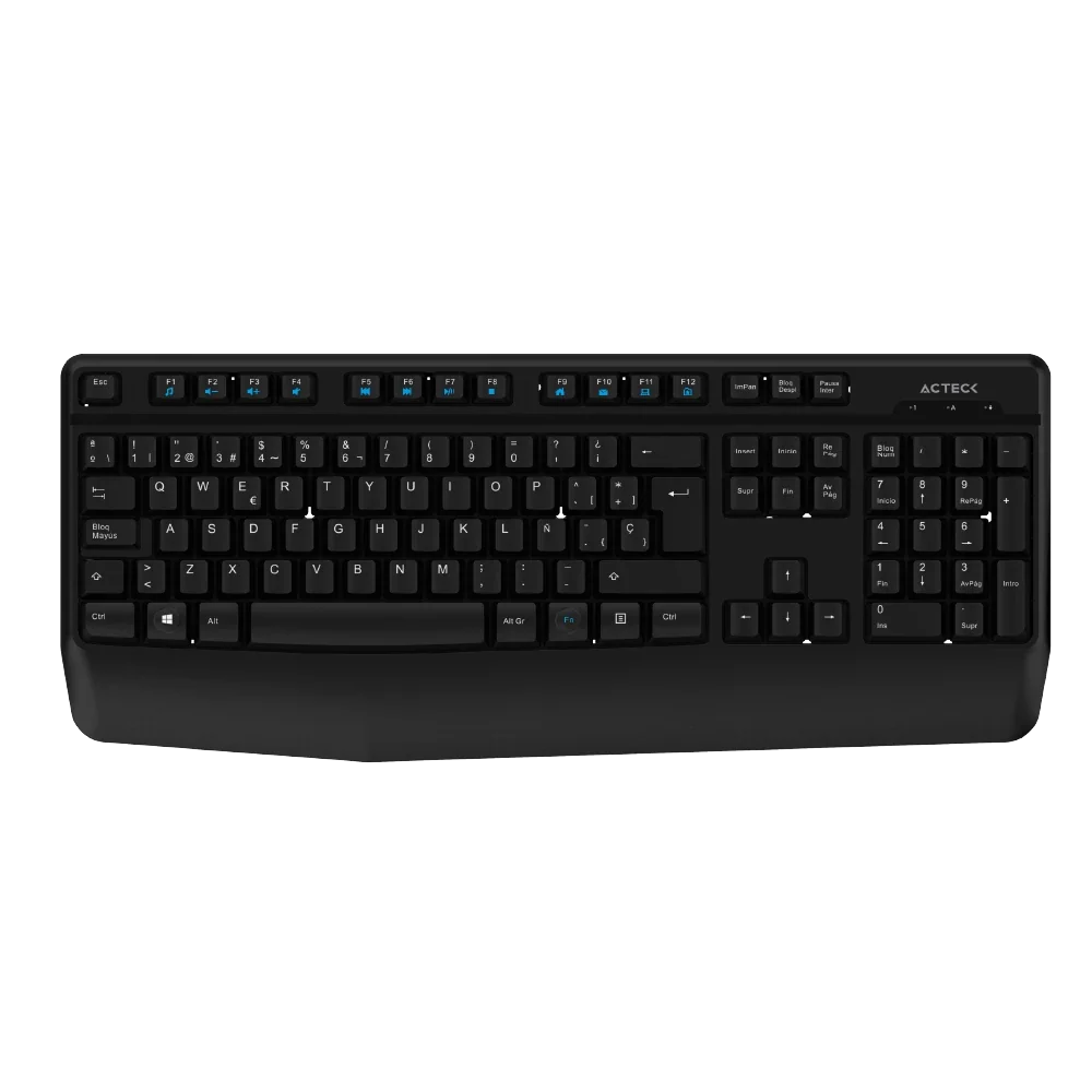 Combo 2 en 1 teclado y mouse Inalámbrico | Creator Plus MK465 | Negro