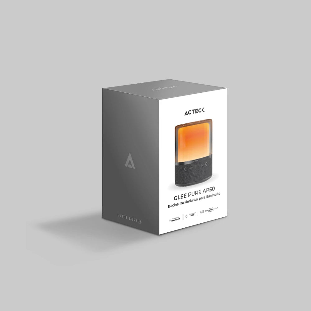 Bocina Portatil de ambientación | Glee Pure AP50 | Negro