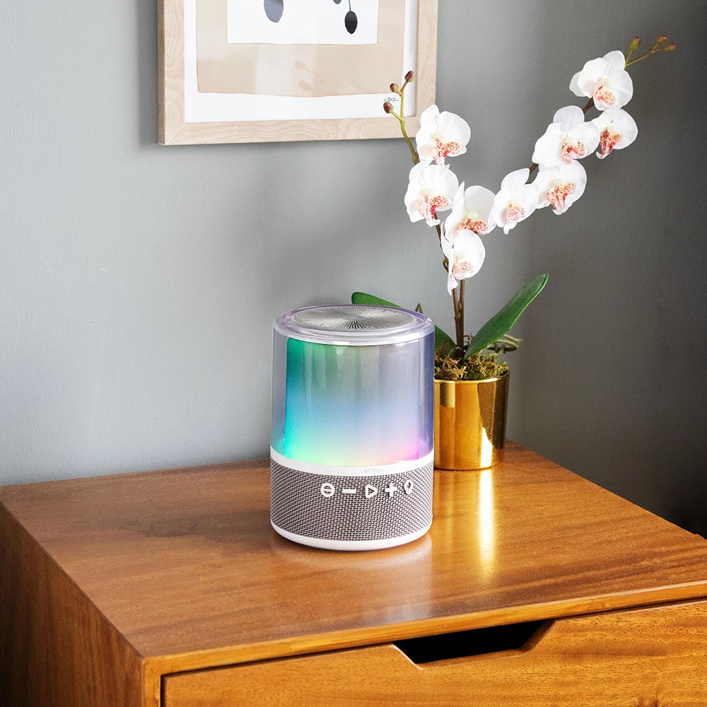 Bocina Portatil de ambientación | Glee Pure AP50 | Blanco