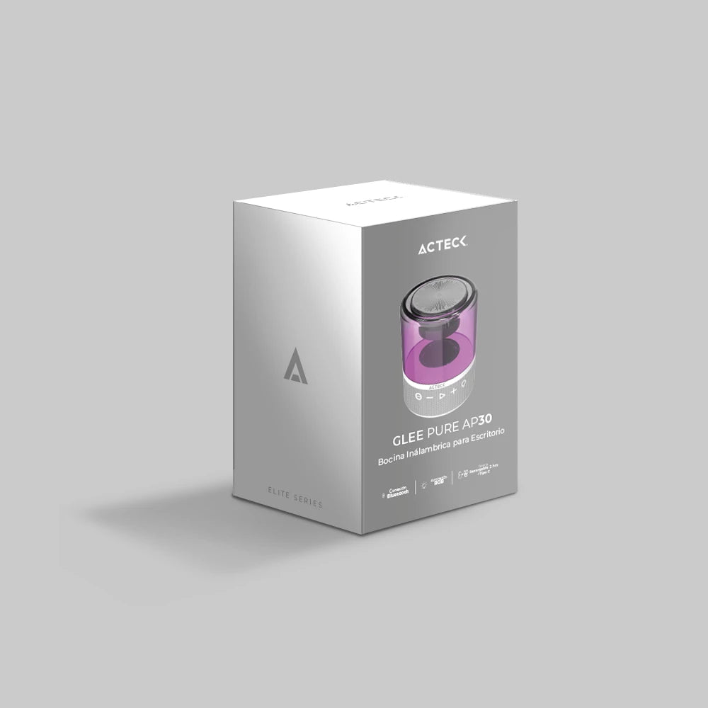 Bocina Portátil de ambientación | Glee Pure AP30 | Blanco